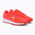 Scarpe da tennis HEAD Revolt Pro 4.0 Clay coral/bianco da donna 5