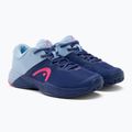 Scarpe da tennis HEAD Revolt Evo 2.0 da donna blu scuro/azalea 5