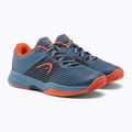 Scarpe da tennis HEAD Revolt Pro 4.0 per bambini bluestone/arancio 5