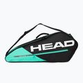 Borsa da tennis HEAD Tour Team 3R 30 l nero/menta