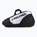Borsa da tennis HEAD Djokovic 6R Combi 60 l bianco/nero 2