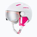 Casco da sci per bambini HEAD Maja Visor bianco 8