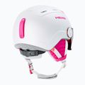 Casco da sci per bambini HEAD Maja Visor bianco 9