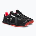 Scarpe da squash HEAD Sprint Team 3.5 Indoor nero/corallo 4