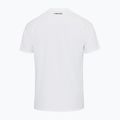 Maglietta da tennis HEAD da uomo Topspin bianco/stampa vision 2