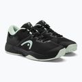 Scarpe da tennis da donna HEAD Revolt Evo 2.0 nero/aqua 5