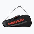 Borsa da tennis HEAD Base S 16 l nero/arancio