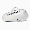 Borsa da tennis HEAD Pro X L 85 l in velluto a coste bianco/nero