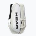 Borsa da tennis HEAD Pro X L 85 l in velluto a coste bianco/nero 2