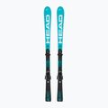 Sci da discesa per bambini HEAD WC e.Race Team SW JRS + attacchi Jrs 7,5 nero/blu