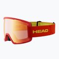 Maschera da sci HEAD Contex red/red/fmr yellow red