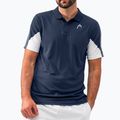 Polo da tennis HEAD da uomo Club 22 Tech Polo blu scuro
