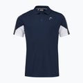 Polo da tennis HEAD da uomo Club 22 Tech Polo blu scuro 3