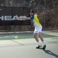 Pantaloncini da tennis da uomo HEAD Power bianco 5
