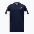 Maglietta da tennis HEAD Club 22 Tech da bambino blu scuro