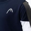 Maglietta da tennis HEAD Club 22 Tech da bambino blu scuro 3