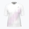 Maglietta da tennis HEAD Performance da donna rosa acceso/stampa perf