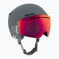 Casco da sci donna HEAD Cinema Pro W grigio/rosso giallo