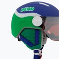 Casco da sci Head Mojo Visor Jr per bambini blu/verde/argento rosso 7