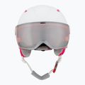 Casco da sci HEAD per bambini Maja Visiera bianco/argento rosso 2