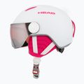 Casco da sci HEAD per bambini Maja Visiera bianco/argento rosso 3