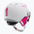 Casco da sci HEAD per bambini Maja Visiera bianco/argento rosso 2