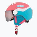 Casco da sci HEAD per bambini Maja Visor rosa/blu/argento rosso 3