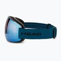 Occhiali da sci HEAD Magnify 5K blu/benzina/5k blu/arancio 5