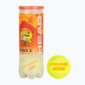 Palline da tennis per bambini HEAD Stage 2 3 pezzi arancione