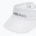Visiera da tennis HEAD Pro Player bianca 3
