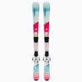 Sci da discesa per bambini HEAD Joy Easy Jrs + attacchi Jrs 4.5 bianco/blu/rosa
