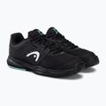 Scarpe da tennis HEAD Revolt Court da uomo nero/teal 4