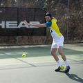 Pantaloncini da tennis da uomo HEAD Club bianco 9