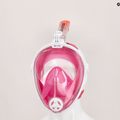Maschera integrale da donna per lo snorkeling AQUA-SPEED Spectra 2.0 bianco/rosa 7