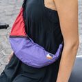Ticket To The Moon - Borsa a tracolla con fionda riciclata viola/bordeaux 4