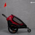 Rimorchio per biciclette Hamax Outback One rosso/nero 10
