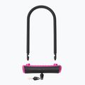 Serratura per bicicletta OnGuard Neon 8154PN U-Lock nero/rosa 2