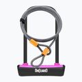 Serratura per bicicletta OnGuard Neon 8154PN U-Lock nero/rosa