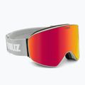 Occhiali da sci Bliz Flow grigio chiaro opaco/marrone rosso multi/rosa 2