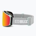 Occhiali da sci Bliz Flow grigio chiaro opaco/marrone rosso multi/rosa 5