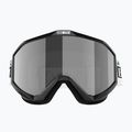Occhiali da sci per bambini Bliz Liner Jr nero bianco logo/marrone&argento specchio 2