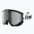 Occhiali da sci per bambini Bliz Liner Jr nero bianco logo/marrone&argento specchio 3