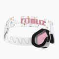 Occhiali da sci per bambini Bliz Pixie Jr bianco/rosa 5
