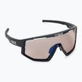 Occhiali da sole Bliz Fusion Nano Optics Photochromic nero opaco/marrone blu multi