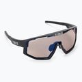 Occhiali da sole Bliz Vision Nano Optics Photochromic nero opaco/marrone blu multi