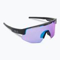 Occhiali da sole Bliz Matrix Small Nano Optics Nordic Light nero opaco/begonia/blu viola