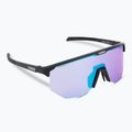 Occhiali da sole Bliz Hero Nano Optics Nordic Light S2 nero opaco/light begonia/blu viola