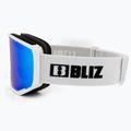 Occhiali da sci Bliz Spark bianco/fumo/blu 4