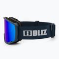Occhiali da sci Bliz Spark blu scuro/marrone/blu 4