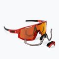 Occhiali da sole Bliz Fusion trasparenti rosso/marrone rosso multi